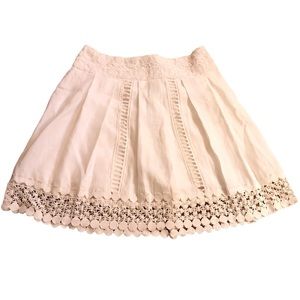 Kenar Linen Knee Length Skirt